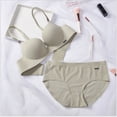 thumbnail image 2 of Sujetador ajustable de una pieza con copa gruesa para mujer, ropa interior push-up especial, sin dejar marcas, con pecho pequeño, 2 of 4