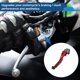 thumbnail image 3 of Palanca de freno y embrague corta larga para Kawasaki ZX14R 2006-2017, palanca de manillar de motocicleta ajustable, aleación de aluminio, mango rojo con extremo negro, 3 of 6