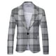 thumbnail image 2 of Chaqueta de traje informal de primavera para hombre, traje británico de talla grande para hombre, 2 of 6