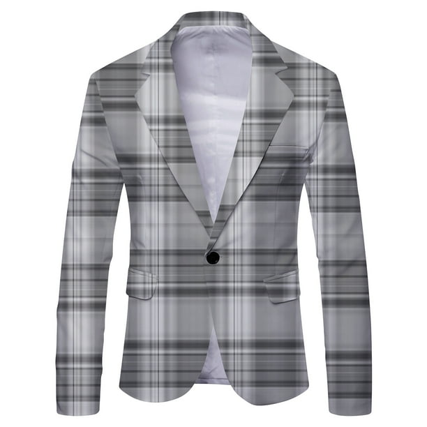 Chaqueta de traje informal de primavera para hombre, traje británico de talla grande para hombre