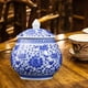 thumbnail image 4 of Tarro de jengibre de , florero decorativo, almacenamiento de té, tarro de tradicional, centro de mesa para restaurante, , estilo B Soledad Tarro de jengibre de cerámica, 4 of 8
