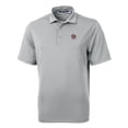 thumbnail image 2 of Men's Cutter & Buck Gray LSU Tigers Team Big & Tall Virtue Eco Pique Recycled Polo, 2 of 3
