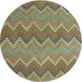thumbnail image 1 of Ahgly Company Indoor Round Contemporary Brown Southwestern Area Rugs, 8' Round, 1 of 6