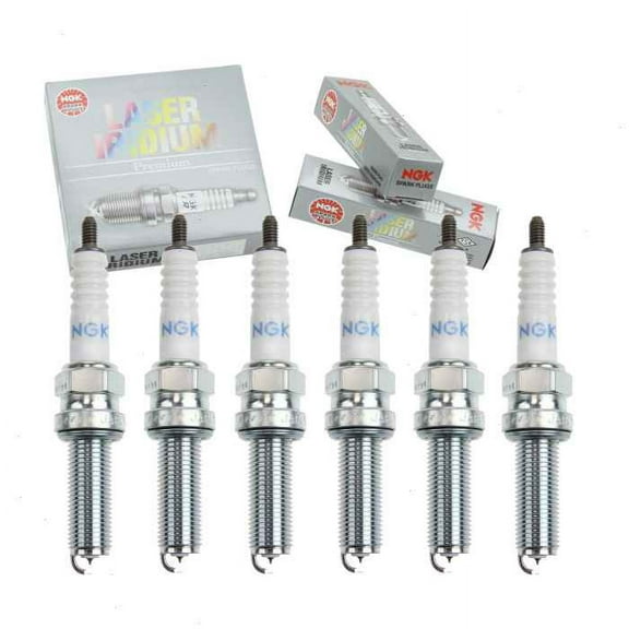 6 pc NGK 96956 Laser Iridium Spark Plugs for Ignition Wire Secondary