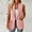 Pink, variant on Lolmot Blazers for Women Fashion Lapel Collar Single Buttons Blazer Solid Color Sleeveless Vest Casual Open Front Business Jacket Cardigan with Pockets