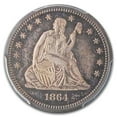 thumbnail image 2 of 1864 Liberty Seated Quarter PR-65 PCGS, 2 of 3