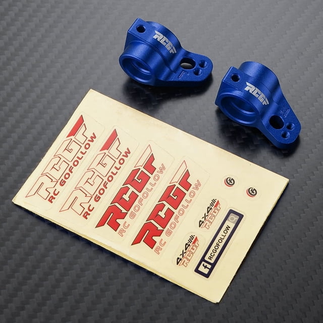 maskred 2pcs 1/10 Aluminum Alloy Rear Hub Carrier For 22S Crawler Wear Resistant RC Car Accessories Replacement Parts RC Upgrade Part Dark Blue