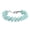 Amazonite, variant on Amazonite 95.00 ctw Beaded Bracelet in Stainless Steel 7.25-9.25In
