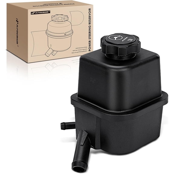 A-Premium Power Steering Reservoir/Tank with Cap Compatible with Chevrolet Camaro 2010 2011 2012 2013 2014 2015, V6 3.6L