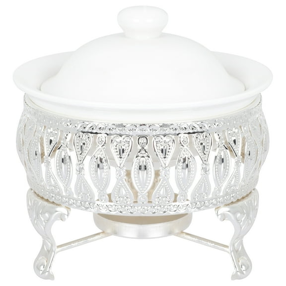 OFFIGAM Ceramic Teapot Warmer Set with Pedestal for Home Use - 1 Piece Tea Warmer for Teapots and Coffee