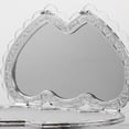 thumbnail image 5 of PENIKOKO White Semi-Transparent Heart-Shaped Jewelry Box with Mirror and Practical Storage Organizer for Home Use, 5 of 8