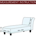 thumbnail image 5 of Luxury Velvet Chaise Lounge Slipcover – High-Stretch, Machine Washable Cover for Armless Chaises – Indoor Chaise Cover for Living Room, Sofa, Bedroom (Taupe), 5 of 13