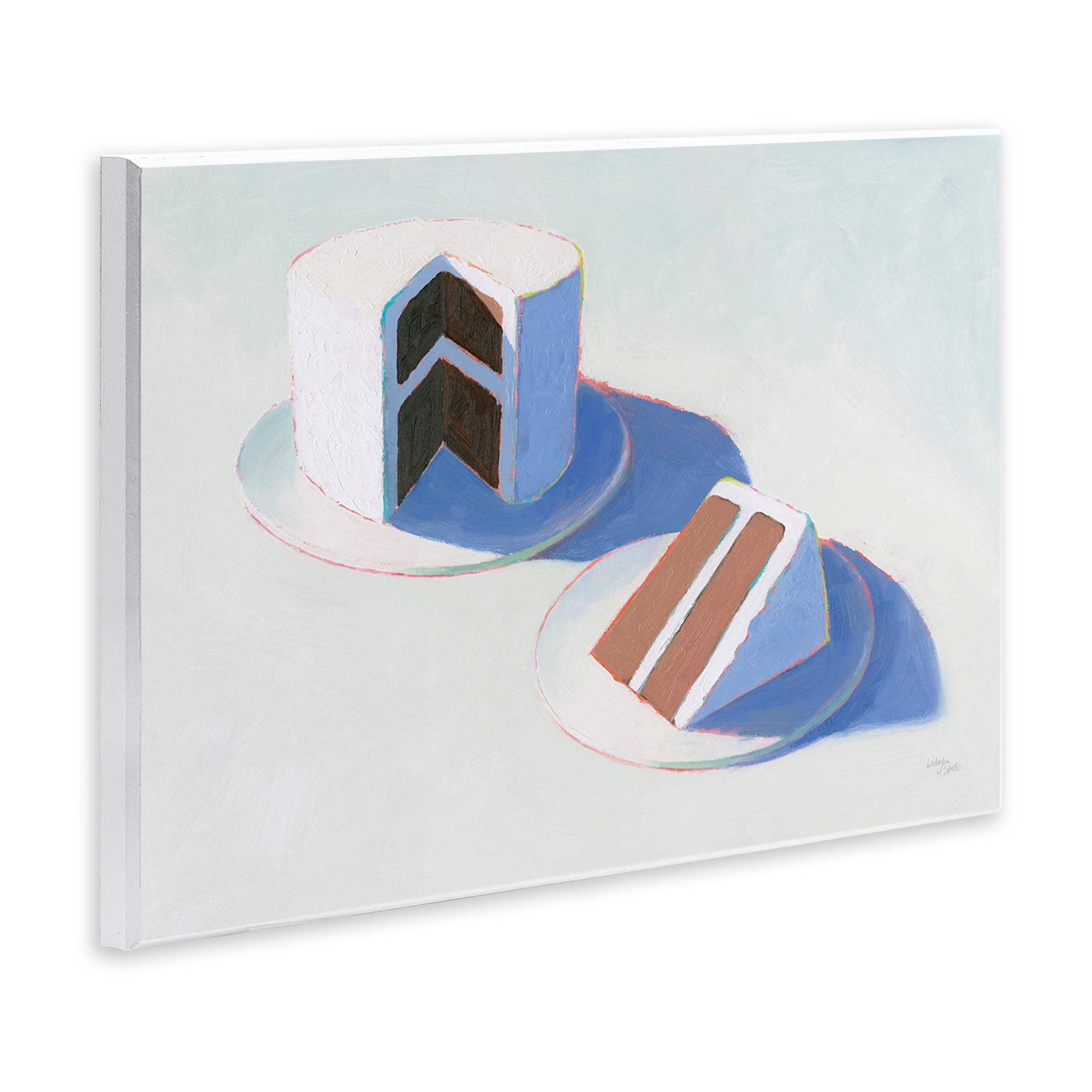 Stupell Industries Layer Cake Dessert Food & Beverage Painting Unframed Art Print Wall Art, 19 x 13