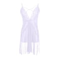 thumbnail image 3 of Tbopshirt Sexy Lingerie for Women Clearance Up to 50% off,Womens Lingeries V-Neck Fashion Waist Retraction Lingerie Fashion Cute Large Home Sleeping Dress Velvet Underwear,Valentines Day Gift for Her, 3 of 3