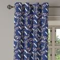 thumbnail image 3 of Ambesonne Grommet Curtain, , 50"x84", Night Blue and Pale Pink, 3 of 5