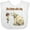 AA-White, variant on Inktastic Life is Better with a Dog Boys or Girls Baby Bib