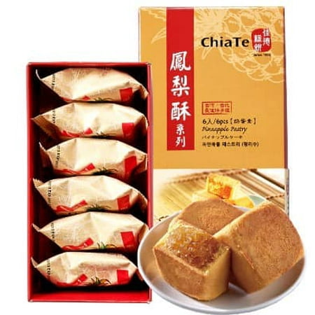 Chia Te Pineapple Pastry 6Pcs 佳德原味鳯梨酥