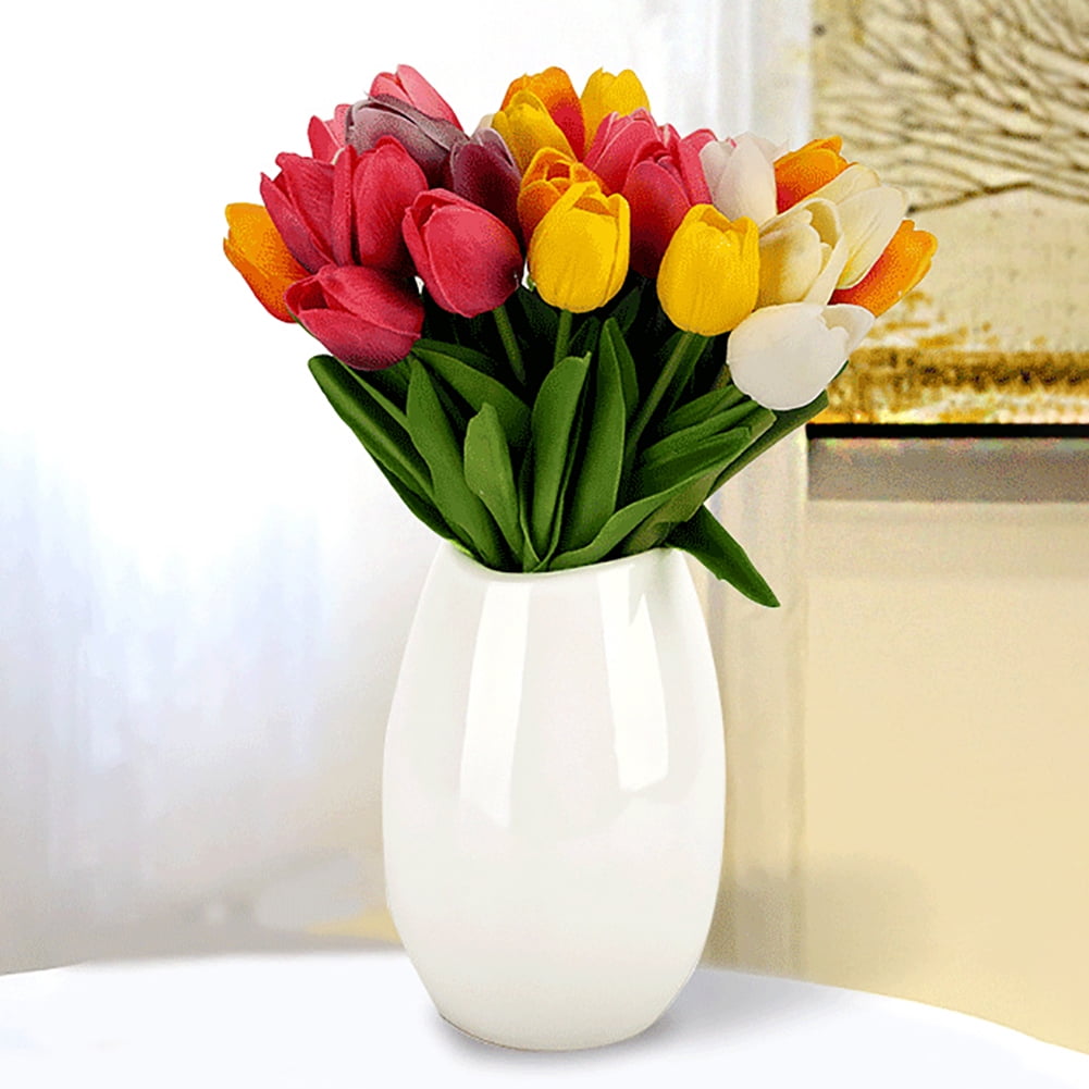 Artificial Tulips Silk Bouquets Party Artificiales Flowers For Home DIY Decor