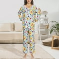 thumbnail image 4 of Loritta Womens Pajama Sets 2 Piece Loungewear Long Sleeve Shirts and Pants Pjs Sleepwear with Pockets, 4 of 6