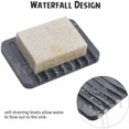 thumbnail image 2 of Pack de 3 jaboneras de silicona para baño, jaboneras de ducha, jaboneras, cascada autodrenante Fokelyi WMYD-19-1, 2 of 8