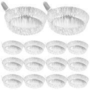 200 pcs Laboratory Weighing Dishes Small Weighing Boats Aluminum Foil Weighing Tray with Handles