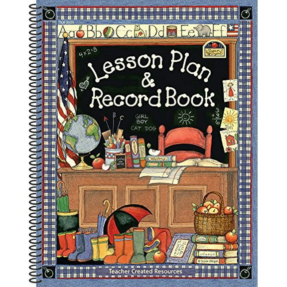 Pre-Owned Lesson Plan & Record Book from Susan Winget (Spiral-bound) 0743932501 9780743932509