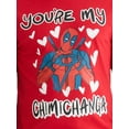 thumbnail image 4 of Deadpool Men's Valentine's Day Graphic Tee with Short Sleeves, Sizes XS-3XL, 4 of 5
