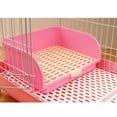 thumbnail image 4 of Milaget Rabbit Litter Box Plastic Litter Box Potty for Adult Ferret Hamster Pink, 4 of 9