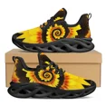 thumbnail image 1 of Hermosas zapatillas de deporte con girasoles y flores amarillas, con cordones, diseño floral, vulcanizadas, para mujer, 1 of 6