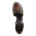 thumbnail image 4 of L'Artiste Debbihary Mary Jane Pump Shoes for Women | Pointed Closed Toe High Heels for Women with Rose Embossed Details and Adjustable Ankle Strap, 4 of 9