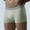 Green, variant on Men's Solid Color Ice Silk Breathable Shorts Men's Four Corner Shorts Summer Flat Front Underwear