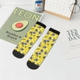 thumbnail image 7 of Pofeuu Honeybee Print 30cm Socks, Adult Running Hiking Socks for Youth and Adult, 7 of 7