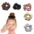 thumbnail image 2 of Fashionable Soft Silk Hairband Scrunchie Delicate Hair Decoration Styling Accessory For Various Hairstyles And Occasion Little Cherry, 2 of 5