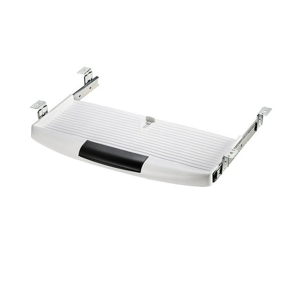 Keyboards Tray Under Desk Keyboards Stand Slide Pull Out Computer Keyboards Drawer Multi-Purpose Drawer White