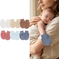 thumbnail image 2 of QHFBli 6 Pairs Baby Mittens Toddler Gloves No Scratch Mittens Gloves for 0-6 Months Baby Boys Girls 0-6 Months, 2 of 3