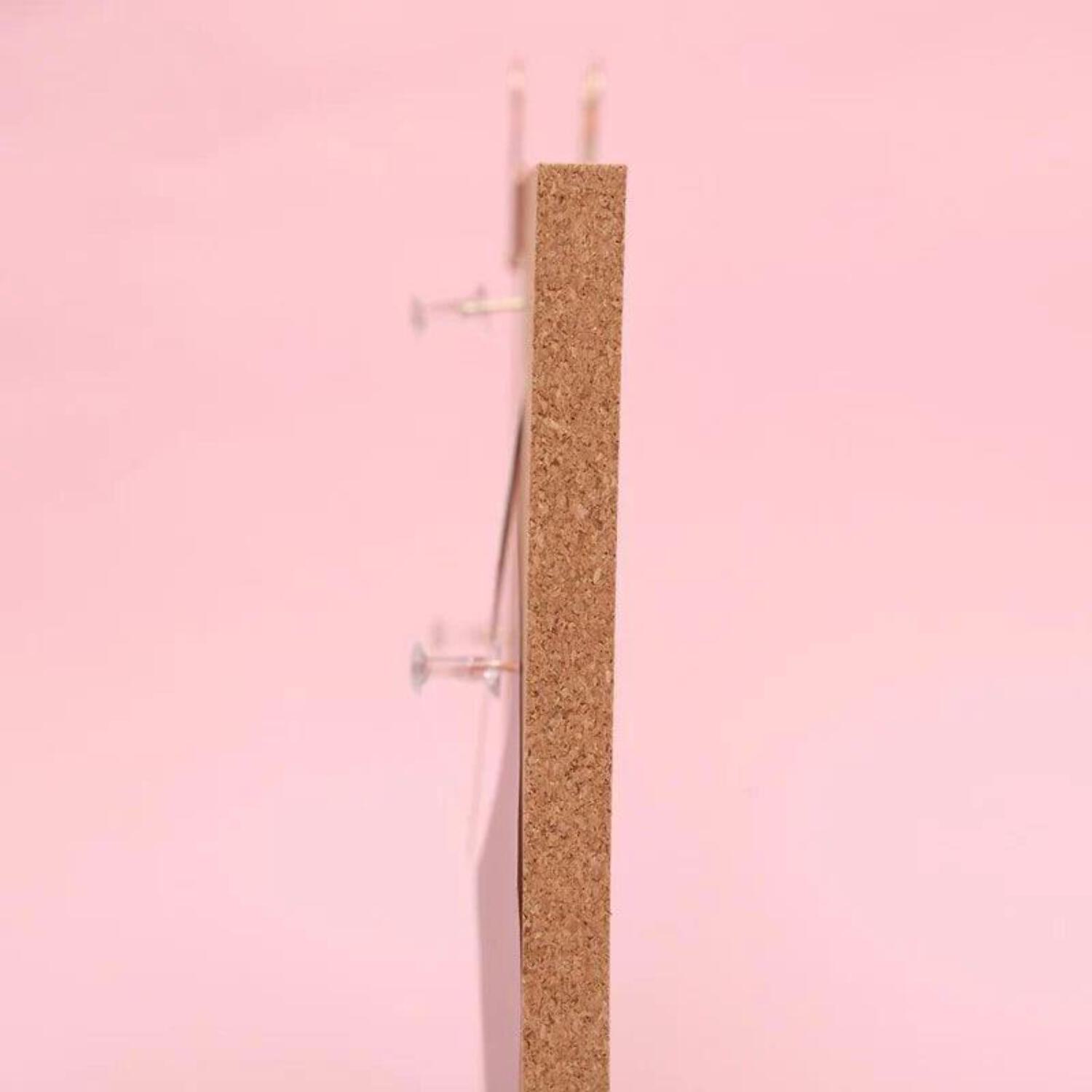 Multitasky Standing Cork Bulletin Board - Rose Gold