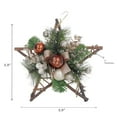 thumbnail image 4 of 12" Rattan Star Pine Hanging Décor - Set of 2, 4 of 4