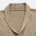 thumbnail image 4 of FYDUU Christmas Sweater For Men Knit Sweater Coat Winter Warm Thick Long Sleeve Cardigan Jacket Outwear Comfortable Soft Casual Daily Casual Sweaters, 4 of 8