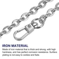 thumbnail image 3 of Uxcell 8"x0.24" Purse Chain Strap, Purse Handle Shoulder Bag Replacement Strap(Silver), 3 of 5