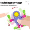 thumbnail image 1 of Juguete De Giroscopio De Cadena, Juguete De Descompresión De Giroscopio De Cadena De Burbujas De Empuje, 4 Piezas, Juguetes De Giroscopio De Cadena Que Cambian De Forma De Burbuja ANGGREK Chain Gyroscope Toy, 1 of 7