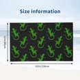 thumbnail image 2 of Cartoon Gecko Lizard Green Bath Towel, Highly Absorbent towels for bathroom Quick Drying Microfiber Bath Towels for Body, Soft Shower Towels for Sport, Yoga, SPA, Gym 27x55in, 2 of 5
