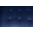 thumbnail image 5 of ACME Heather Memory Foam Loveseat with 2 Pillows in Navy Velvet, 5 of 5