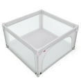 thumbnail image 5 of Gymax Baby Playpen Infant Large Safety Play Center Yard w/ 50 Ocean Balls Grey, 5 of 10