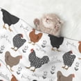 thumbnail image 2 of Rocae Retro Rooster for Pet Blanket Dog Blanket Cat Blanket Soft Sleep for Small Medium Pet-Large, 2 of 8