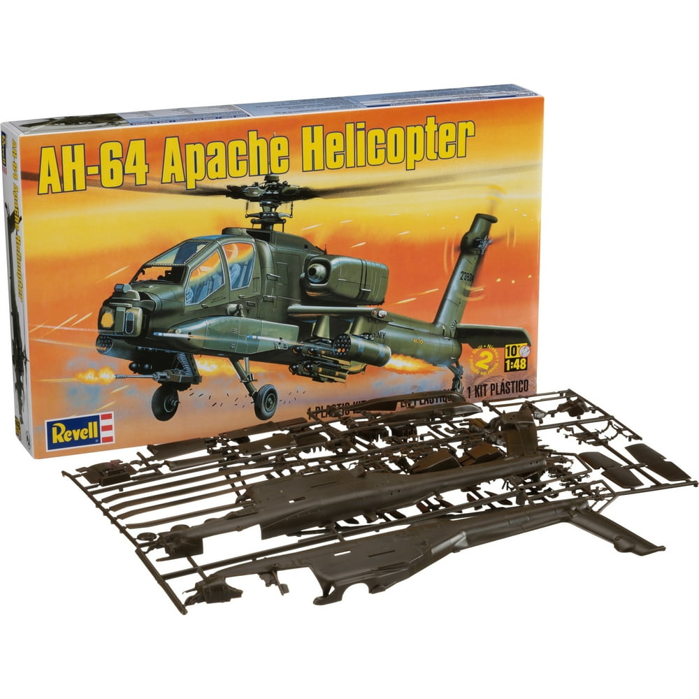 Revell® AH64 Apache Helicopter Model Kit 134 pc Box