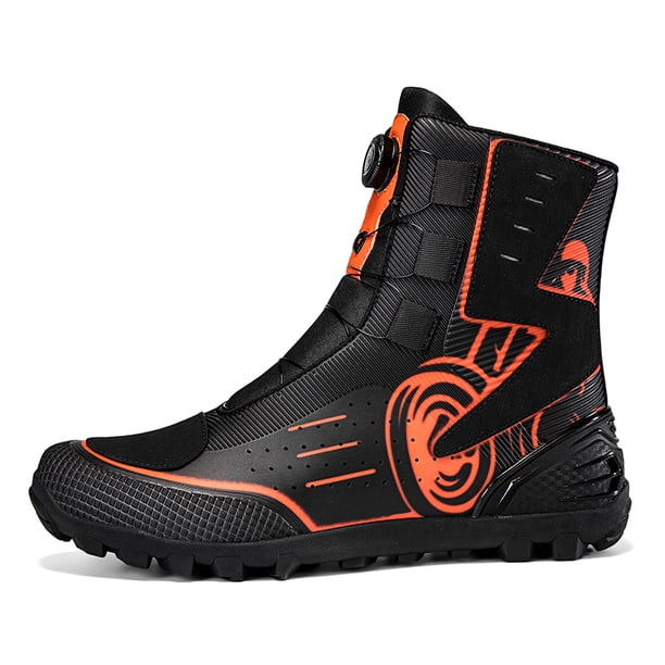 Botas De Moto Y Zapatos De Moto Para Todas Las Estaciones Para Hombre Y Mujer,Naranja negro,40