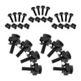 thumbnail image 1 of AURARMLET 50Ud Tornillos Para Montaje En Rack Negro Con Tuercas Metálicas Para Gabinete De Servidor, 1 of 8