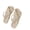 Beige, variant on Unisex Foldable EVA Travel Slippers Portable Non- Quick-Dry Hotel Beach Bathroom Slides