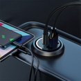 thumbnail image 1 of Cargador de coche mini USB de dos puertos de 100 W, Ultra Charge, adaptador de carga de teléfono, enchufe de encendedor de 12-24 V, 1 of 5