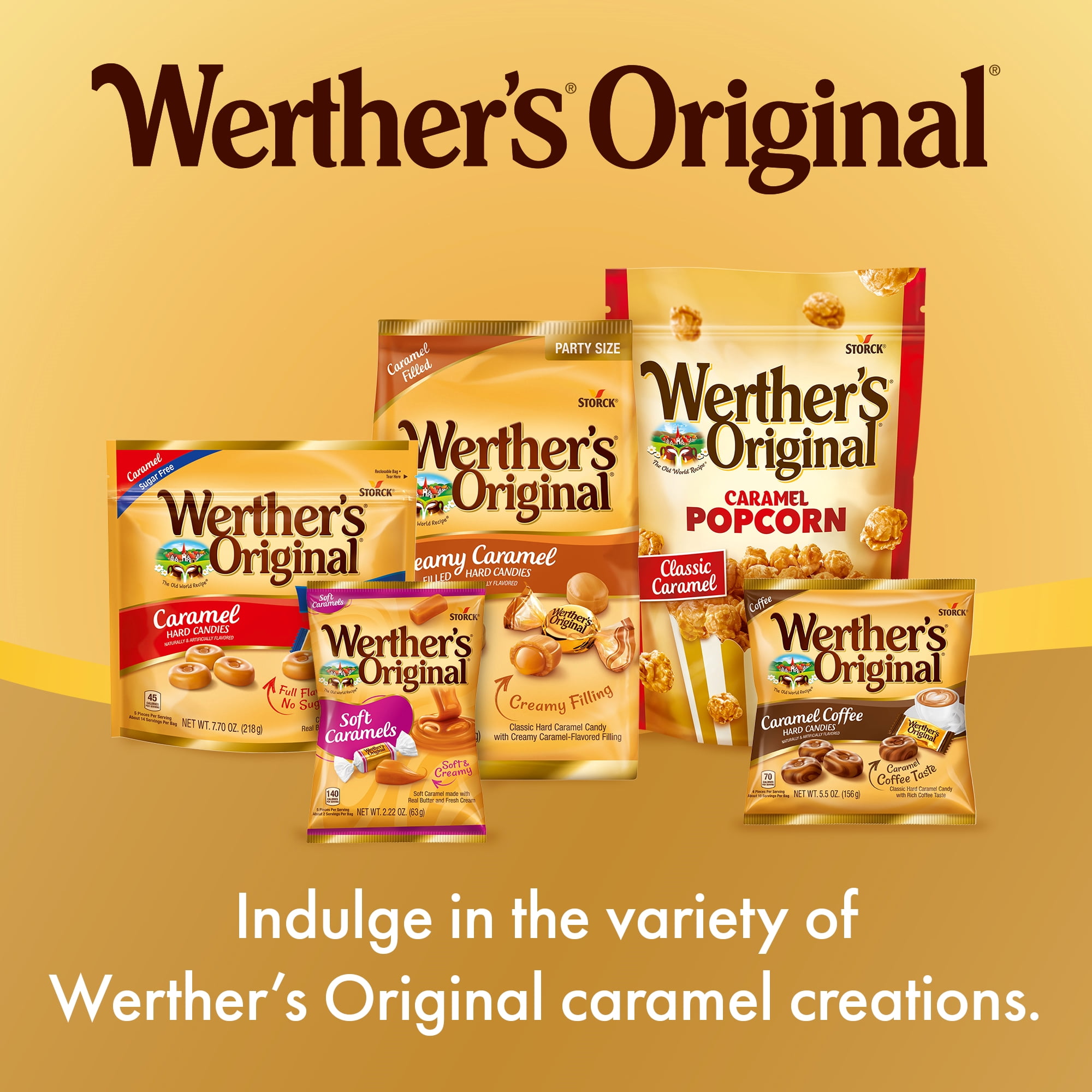Werther's Original Soft Caramel Candy, 25 oz - Walmart.com